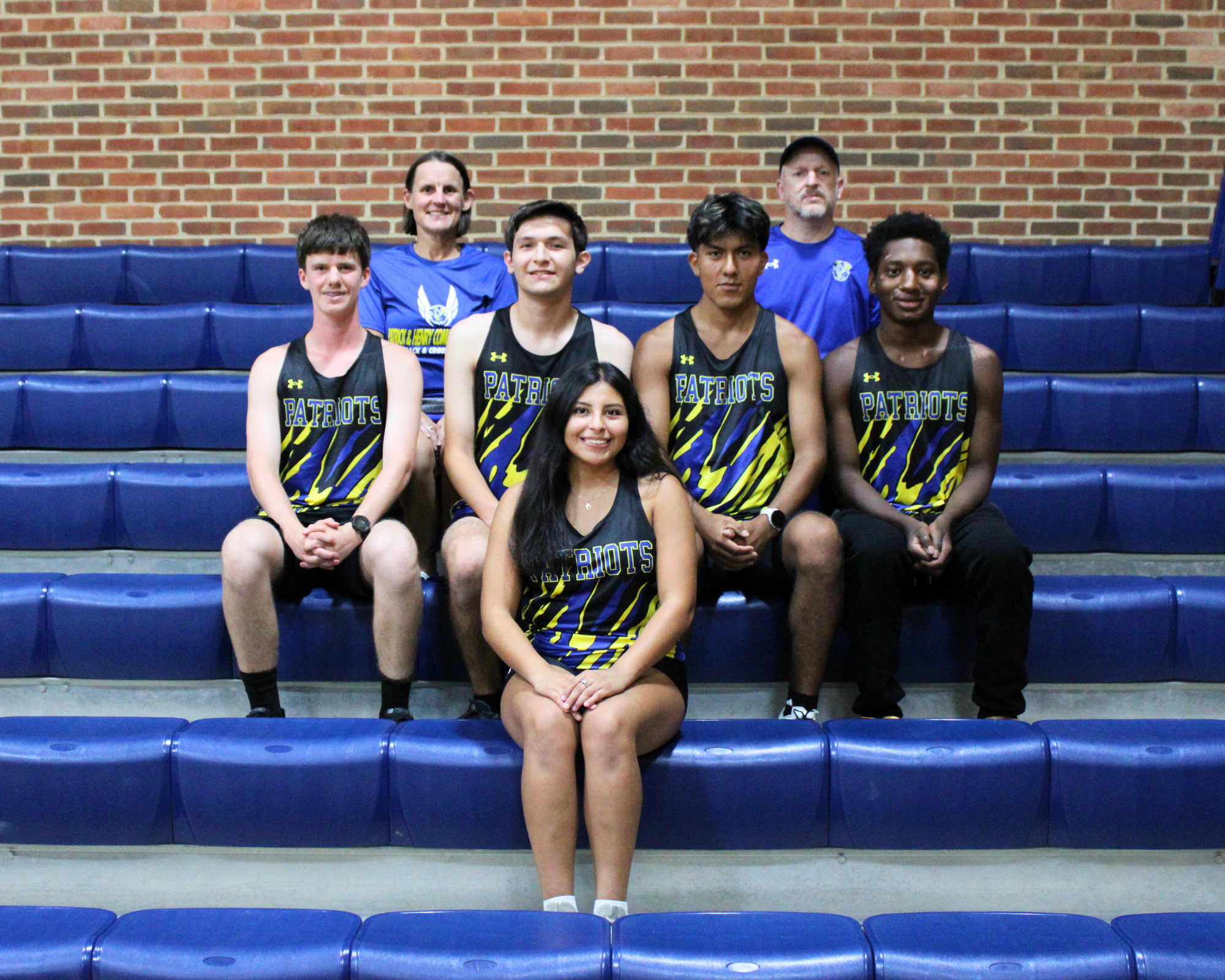 In the photo: P&HCC&rsquo;s cross-country team prepares to start the fall season